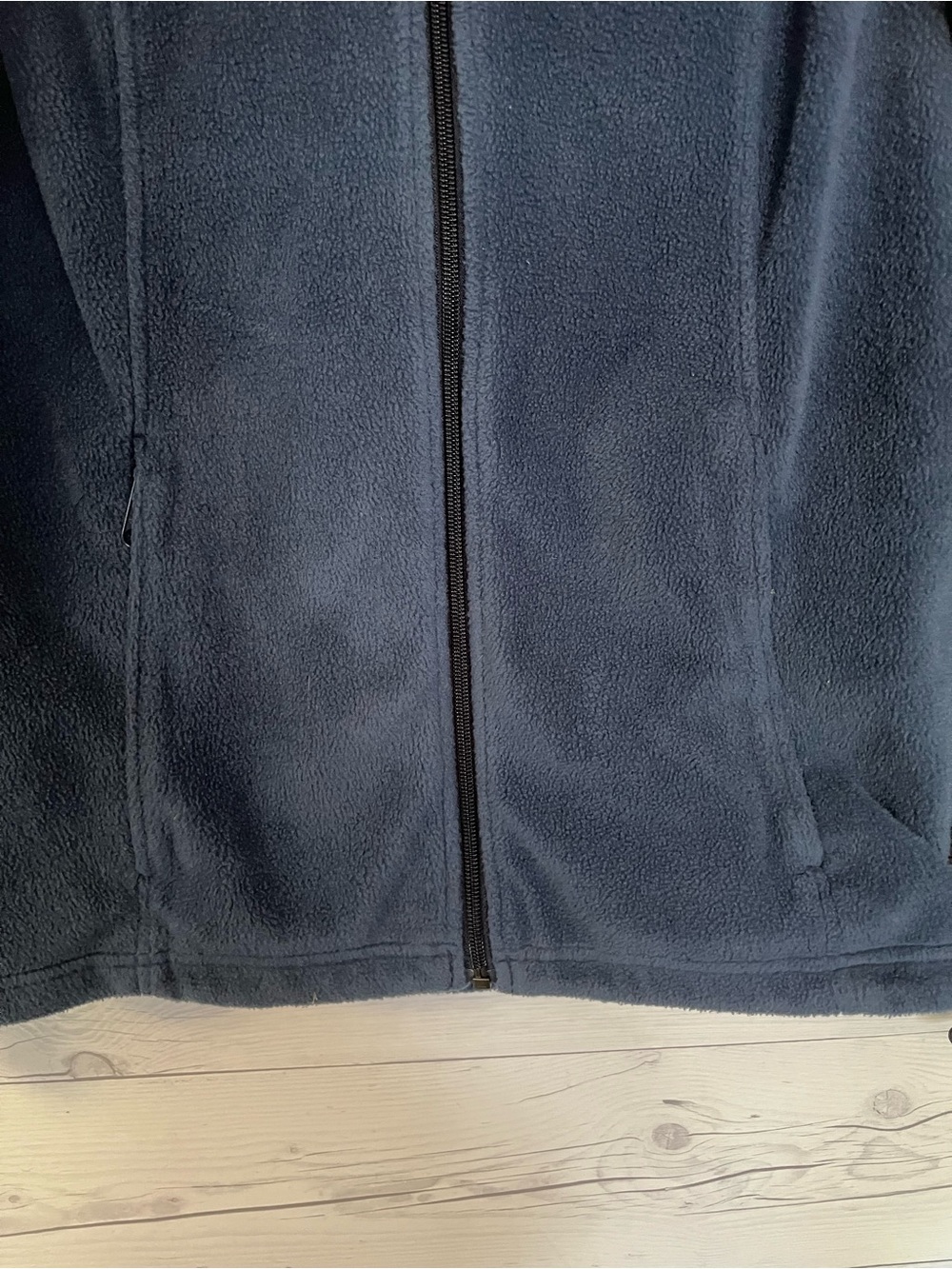 Columbia Benton Springs Full Zip Fleece Jacket Pockets Blue Women’s Size Medium - Picture 5 of 6